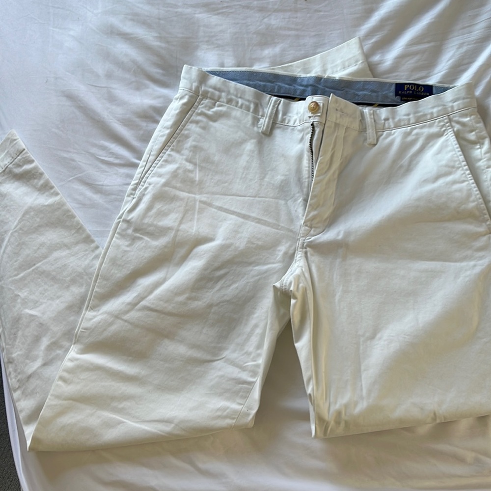 Stark white Ralph Lauren dress pants like new.